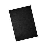 Image of GBC LeatherGrain A4 Binding Cover 250gsm Black (Pack of 100) CE040010