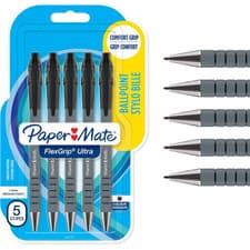 Image of Paper Mate Flexgrip Ultra Retractable Ballpoint Pens | Medium Point (1.0Mm) | Bl