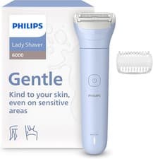 Image of Philips Lady Shaver series 6000 Cordless 3 blades shaving system for legs & body