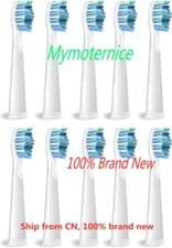Image of 10x Brush Heads For Spotlight Oral Care Sonic Electric Toothbrush WH MYME10