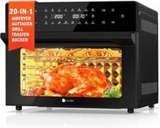 Image of 30L Air Fryer Oven XXL with Rotisserie, Mini Oven with 20 Programs, 9 Accesso...