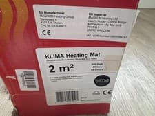 Image of Klima Underfloor Heating Mat 2m² Self Adhesive Base 150W/m² Single Sided