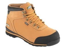 Image of JCB 3CX MENS S3 LEATHER SAFETY WATERPROOF WORK BOOTS STEEL TOE CAP WIDE FIT SIZE