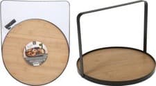 Image of SERVING TRAY BAMBOO WITH METAL