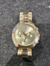 Image of Michael Kors MK8909 Mens Slim Runway Watch - NEW - Gold-tone Chronograph Watch