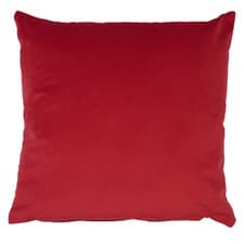Image of Opulence Velvet Cushion Cover or Filled in Scarlet Red 50cm x 50cm (20")