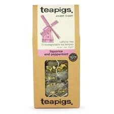 Image of Teapigs Liquorice & Peppermint Tea 15 Temples Tea Bags