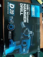 Image of Draper D20 B'less SDS+ Rotary Hammer 55517 D20 20V Brushless
