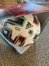 Image of Adidas UNIFORIA Match Soccer / Football Ball UEFA EURO 2020 Size 5 - NEW IN BOX