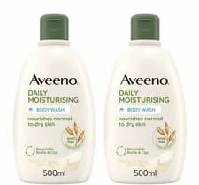 Image of Aveeno Daily Moisturising Body Wash 2x 500ml