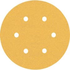 Image of Bosch EXPERT C470 Red Wood Top Sanding Discs 150mm 150mm 100g Pack of 5