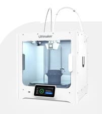 Image of Ultimaker 3 Extended 3D Printer Dual Extrusion, Wi-Fi, USB LAN