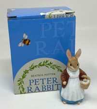 Image of Boxed Beatrix Potter Peter Rabbit - Mrs Rabbit Figurine (A27214)
