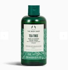Image of body shop tea tree skin cleansing facial wash 250mls