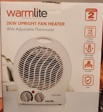 Image of Warmlite Portable Thermo Fan Heater WL44002 White, 2000W, 2-Heat Setting