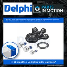 Image of Ball Joint fits PEUGEOT 407 6C, 6D, 6E 2004 on Suspension Delphi 364058 364069