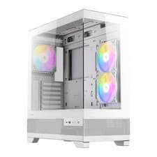 Image of ANTEC CX700 Mid Tower Gaming Case, White, 270 Full-View Tempered Glass, 3 x 120