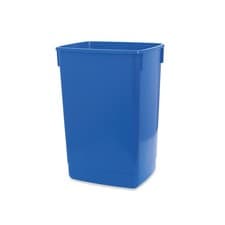 Image of Addis 60 Litre Flip Top Bin Blue Base 510896 - 510896