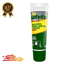 Image of Wallpaper Repair Paste Solvite Tube Adhesive-Border Overlap Extra Strong Glue