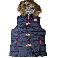 Image of SUPERDRY Puffer Gilet Toggle Alpine Padded Body Warmer Vest Zip-up fur M