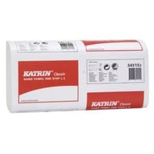 Image of Katrin Classic 2ply Hand Towel 235x340mm White (Case of 2310)