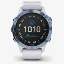 Image of Garmin Fenix 6 Pro Solar 47mm White GPS Smartwatch *Good Refurbished*