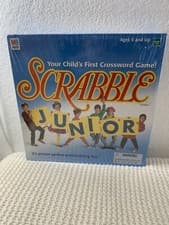 Image of Scrabble Junior: Your Child's First Crossword Game by Milton Bradley (NEW)