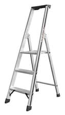 Image of Hymer Black Line Platform Steps w/ Tool Tray 10kg Capacity 1390-2630mm
