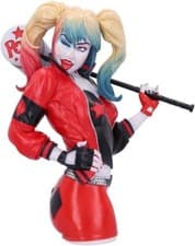 Image of Nemesis Now Officially Licensed Harley Quinn Bust, Red, 30cm