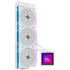 Image of Lian Li HydroShift II LCD-S 360TL AiO Water Cooling Kit, RGB, LCD - 360mm, white