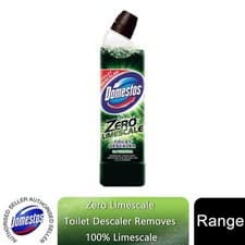 Image of Domestos Zero Limescale Toilet Descaler Cleans & Removes 100% Limescal 750 ml