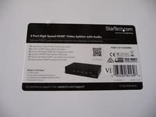 Image of StarTech.com 4 Port High Speed HDMI Video Splitter with Audio - ST124HDMI2