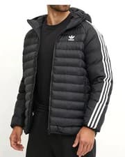 Image of NEW MENS ADIDAS ORIGINALS 3 STRIPES PADDED HOODEJACKET ~Sz XL M/S #IZ1842
