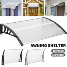 Image of Door Canopy Awning Shelter Outdoor Porch Patio Front Back Window Roof Rain Cover