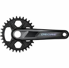 Image of Shimano Deore FC-M6100 Deore 12 Speed Chainset 52 mm chainline -32T 175 mm MTB