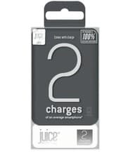 Image of (B) Juice 2 5000mAh Portable Power Bank - Black, 12 WATT, 0-50% in 50 minutes