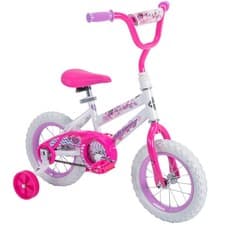 Image of Huffy EZ Build 12" Sea Star Kids' Bike Fits Riders 37" - 42", Pink for Girls