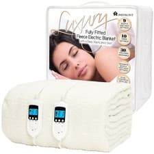 Image of HOMEFRONT Heated Blanket King Size Electric Mattress Cover Washable Dual Control