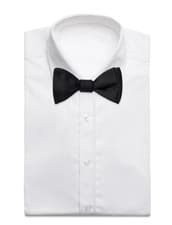 Image of HUGO BOSS Silk Bow Tie Untied 50307932 Black