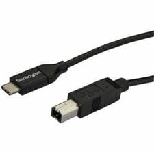 Image of Startech 2M 6 Ft Usb C To Usb B Cable M/M Usb 2.0 Usb Type C Printer Cable Usb 2