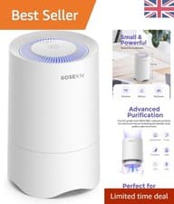 Image of Portable HEPA Air Purifier and Diffuser with Night Light - Small but Powerful