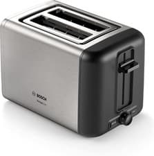Image of Bosch DesignLine TAT3P420GB 2 Slot Stainless Steel Toaster with variable