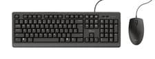 Image of Trust Primo Keyboard & Mouse Combo USB Universal QWERTY English UK 23974