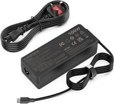 Image of 100W TYPE-C USB-C Laptop Power Adapter Charger For Lenovo Acer HP ASUS Dell NEW