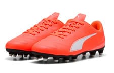 Image of PUMA BOYS GIRLS FOOTBALL BOOTS VITORIA II FG / AG SHOES JUNIOR SOCCER KIDS RED