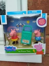Image of Peppa Pig Figures Ice Cream Time Peppa And George
