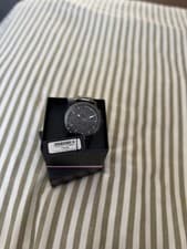 Image of Tommy Hilfiger Daniel 1710383 46 mm Plated Stainless Steel Case with Black...