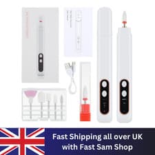 Image of Electric Nail File Drill Portable USB Manicure Pedicure Machine Set Professional