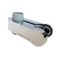 Image of Aqualisa 910314 Pinch Grip Shower Head Holder - Chrome, 25mm