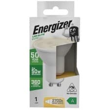 Image of Energizer A Rated LED Elite GU10 360lm 2W 2700K (Warm White) S29642